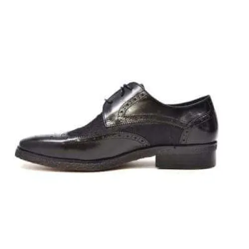 British Walkers Charles Men's Black Leather Oxford Loafers