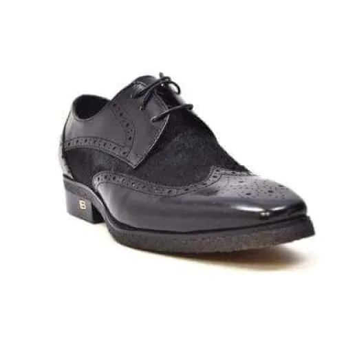 British Walkers Charles Men's Black Leather Oxford Loafers