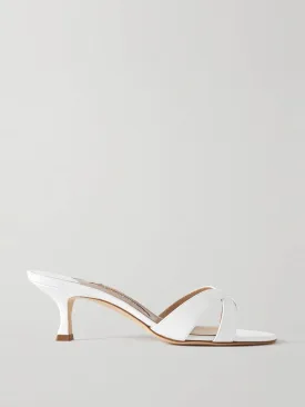 Callamu 50 patent leather mules