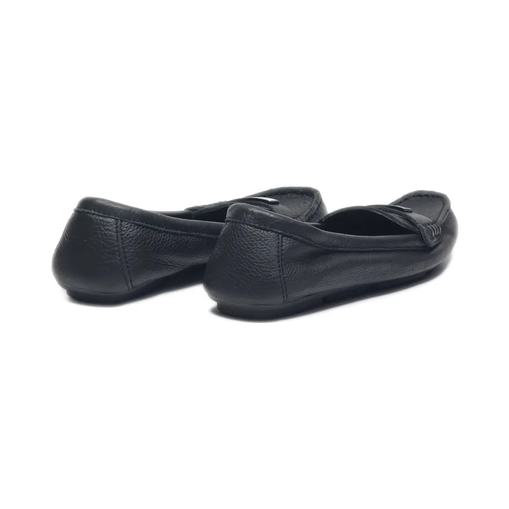 Calvin Klein Loafers Leather Black Colour For Women