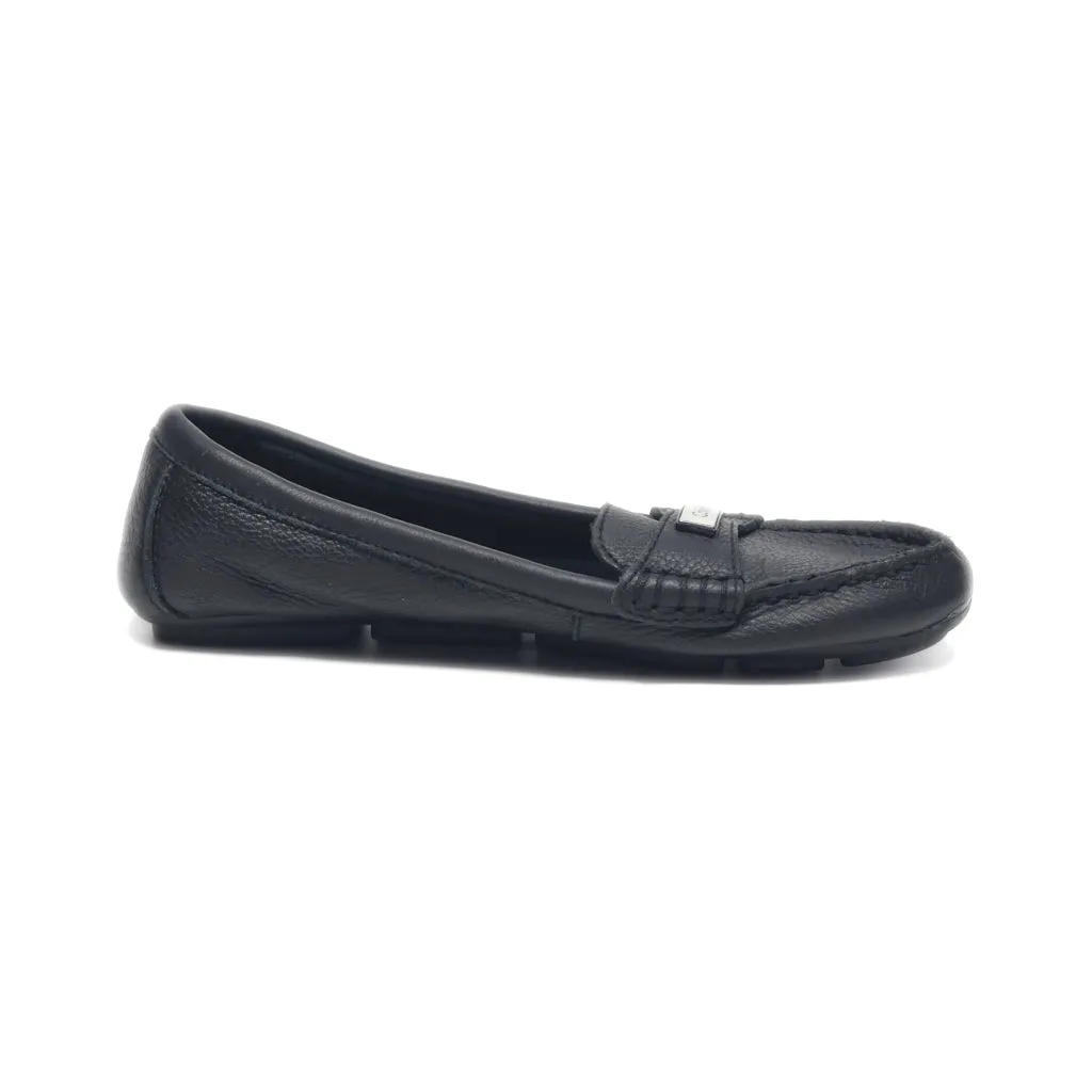 Calvin Klein Loafers Leather Black Colour For Women