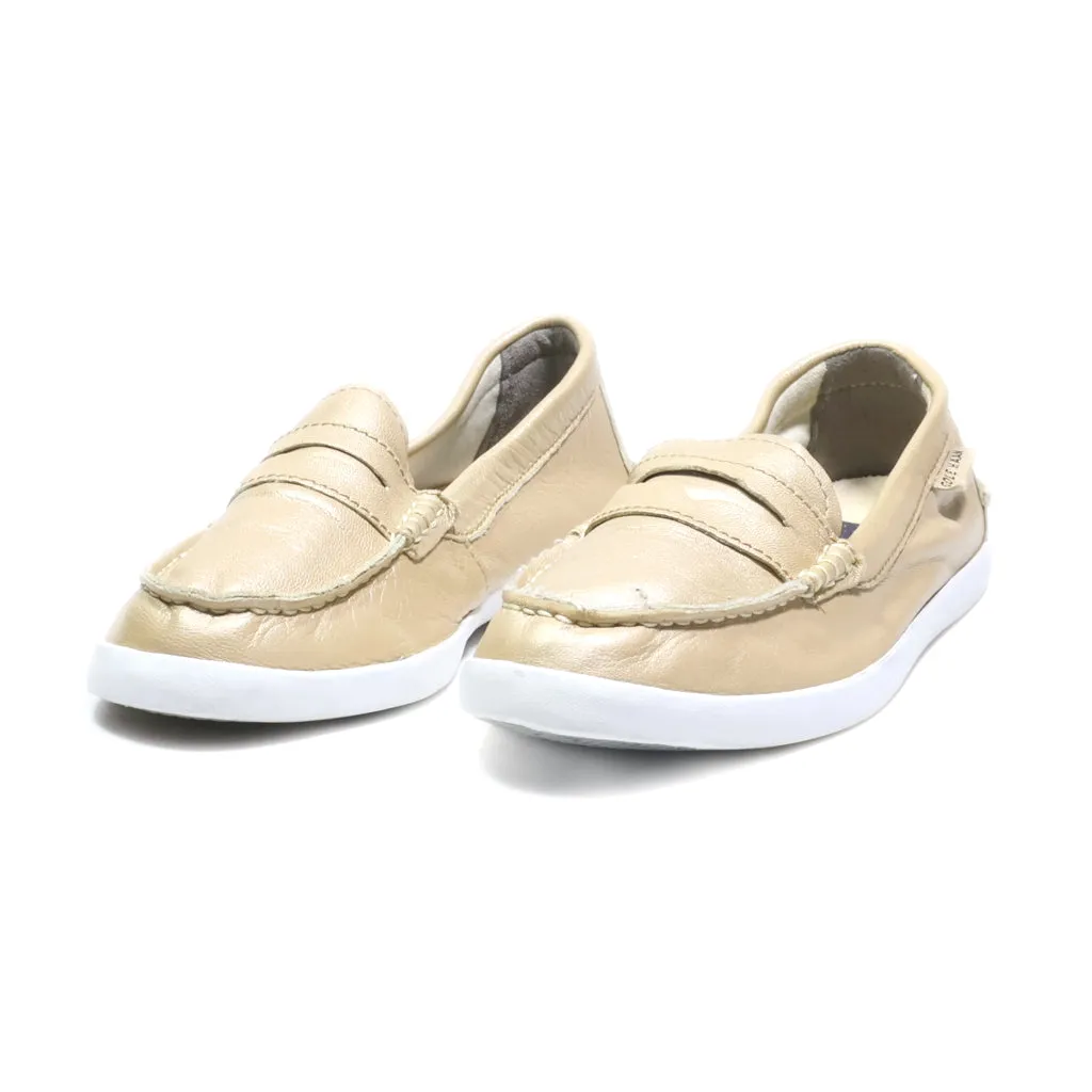 Cole Haan Loafers Leather Beige Colour For Women