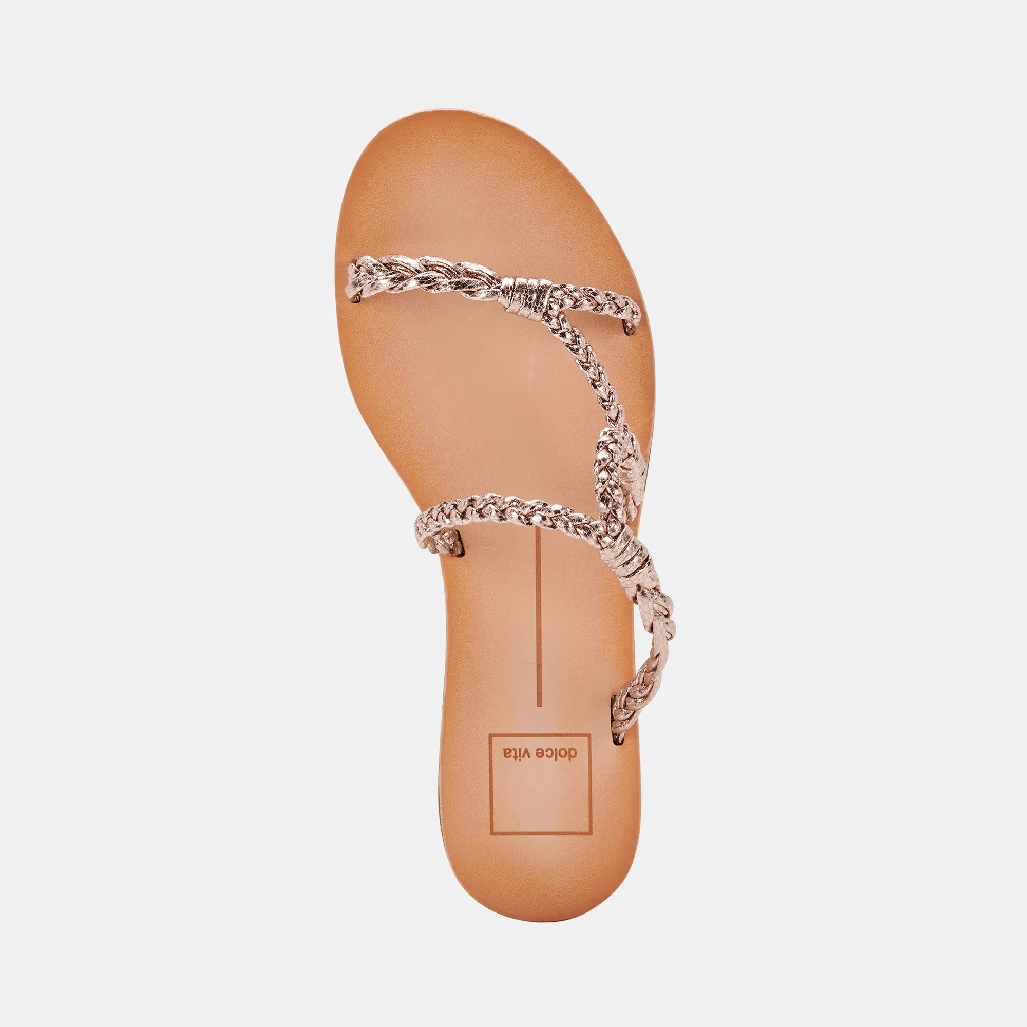 DION SANDALS ROSE GOLD METALLIC STELLA