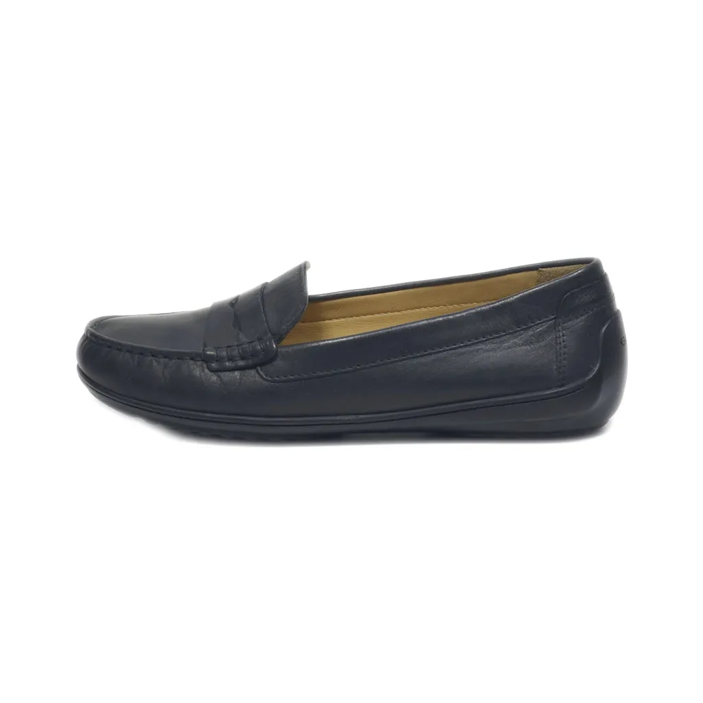 Geox Loafers Leather Black Colour For Women