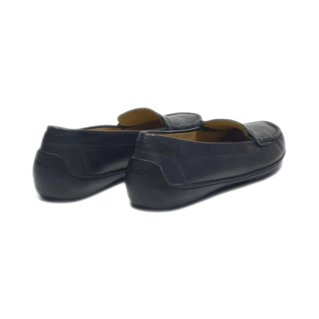 Geox Loafers Leather Black Colour For Women