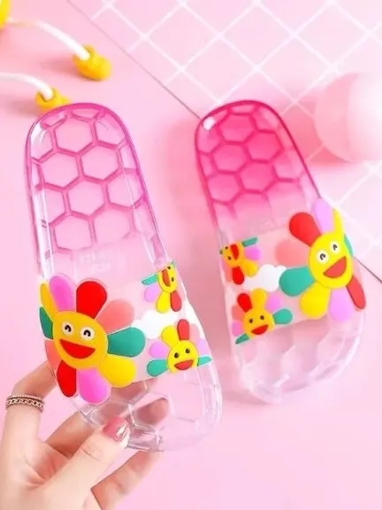 Girls Little Sunshine Jelly Pool Slides By Liv and Mia