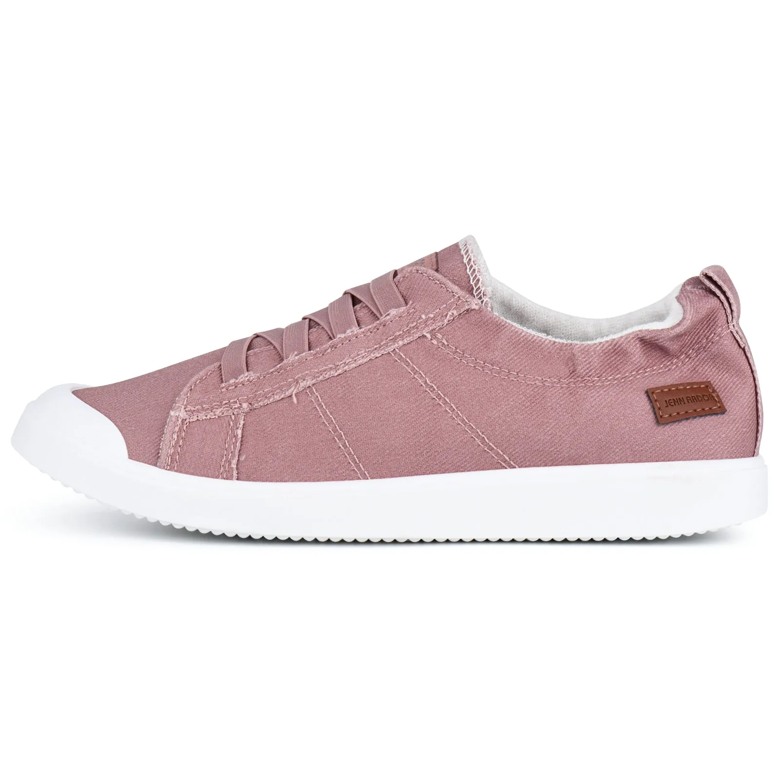 JENN ARDOR Women's Canvas Slip-on Sneakers: Comfortable Casual