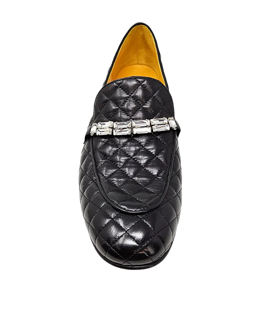 Madison Maison™  Black Quilted Flat Loafer