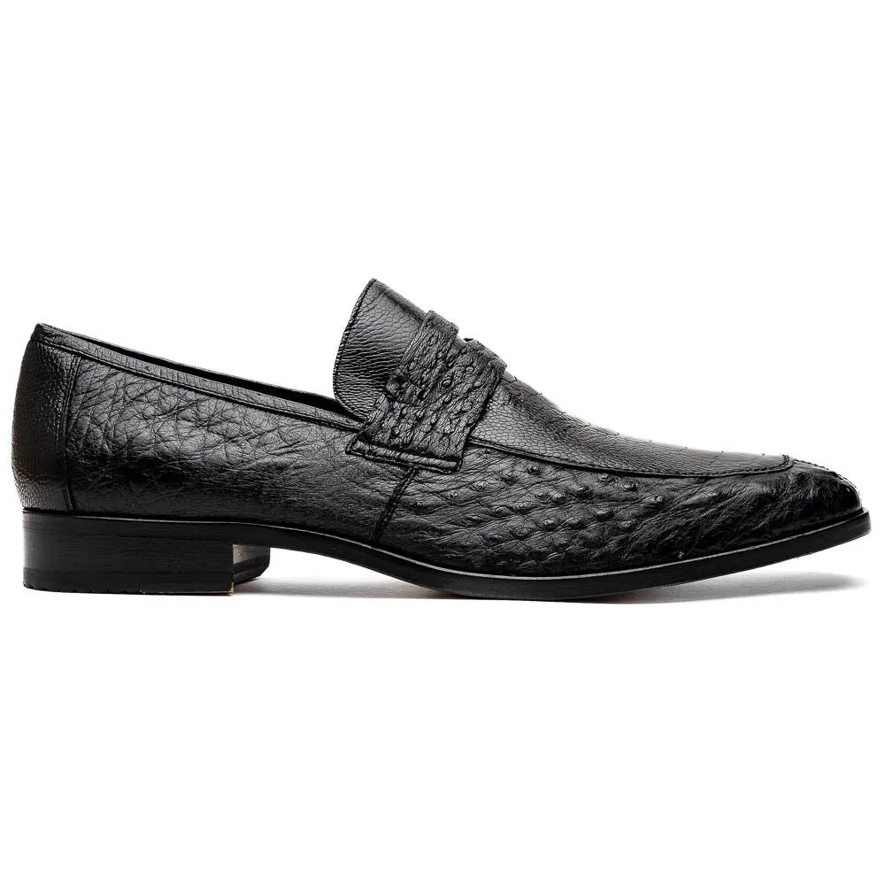 Marco Di Milano Fangio Black Penny Loafers