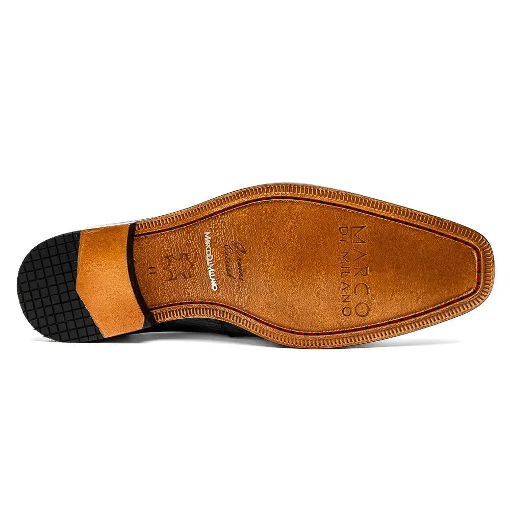 Marco Di Milano Fangio Black Penny Loafers