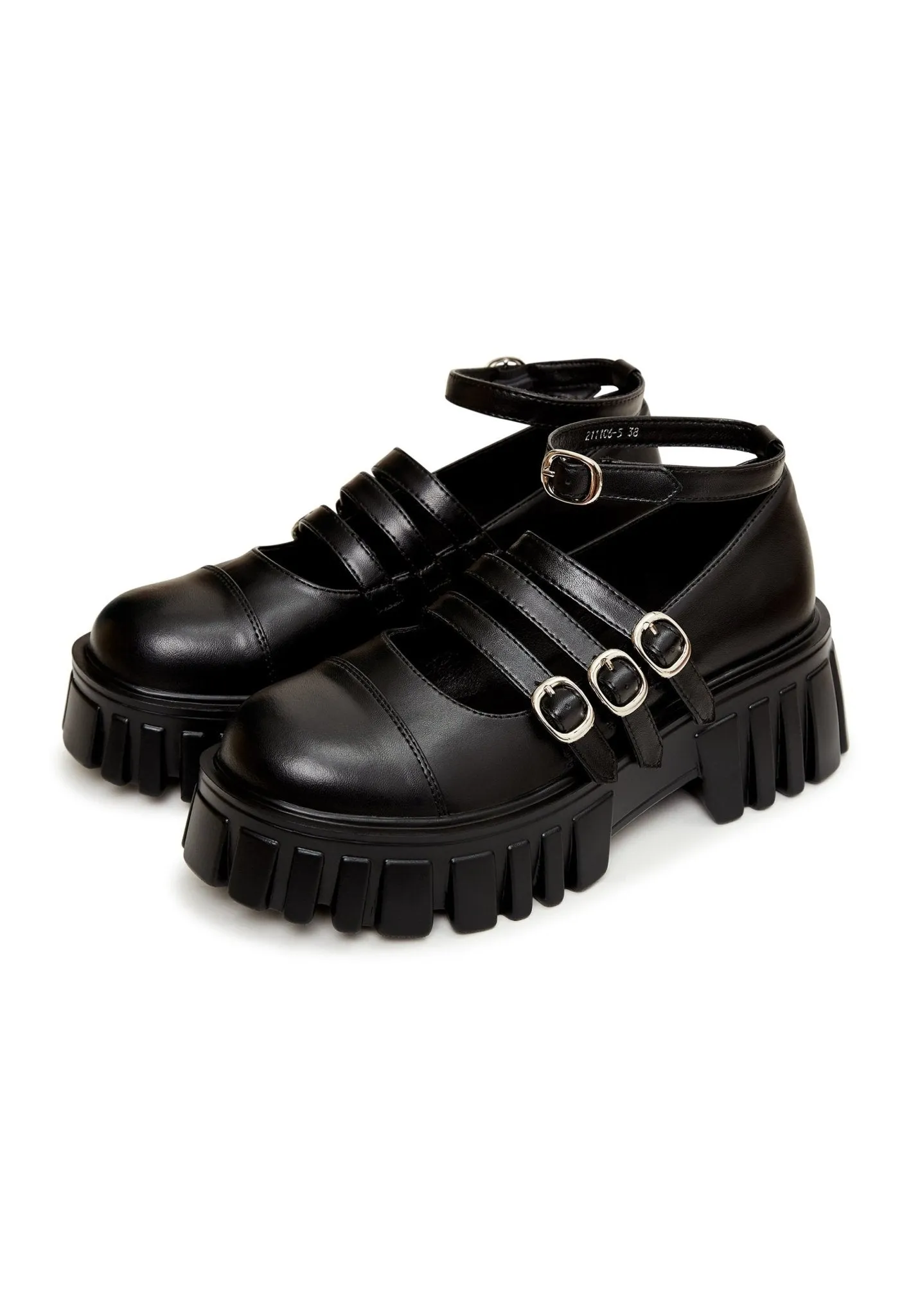 Mary Jane Loafers - Black