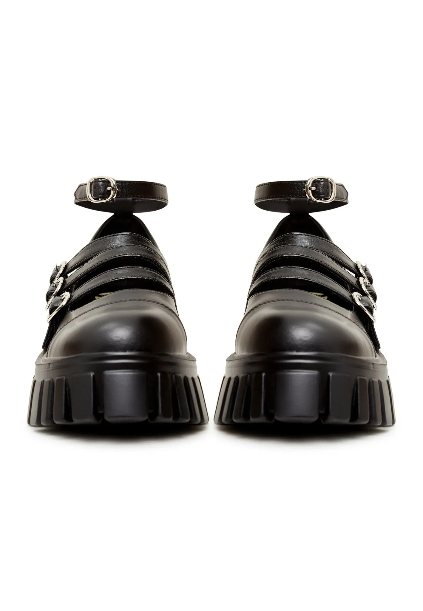 Mary Jane Loafers - Black