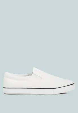 Merlin Canvas Slip On Sneakers