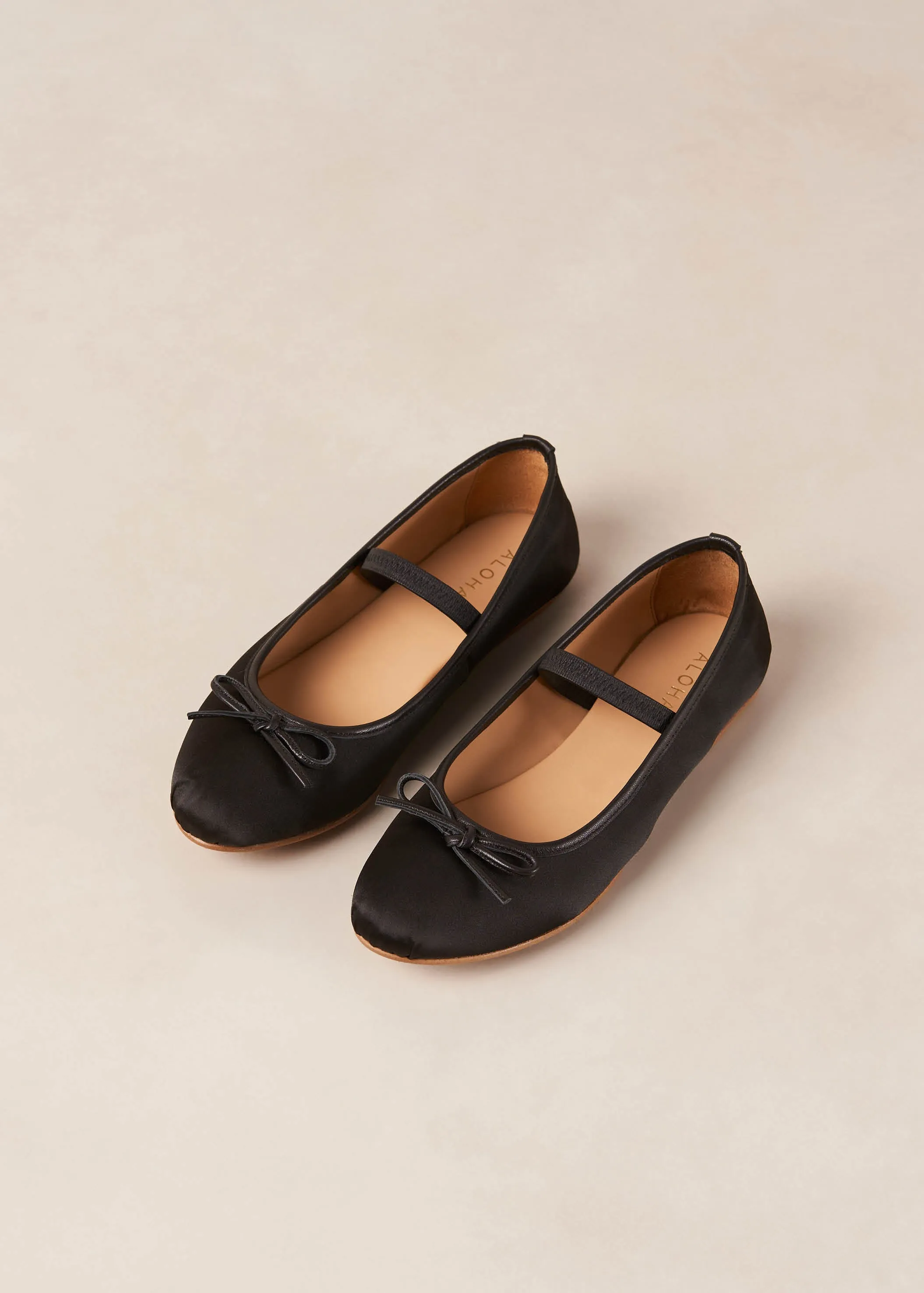 Odette Black Ballet Flats