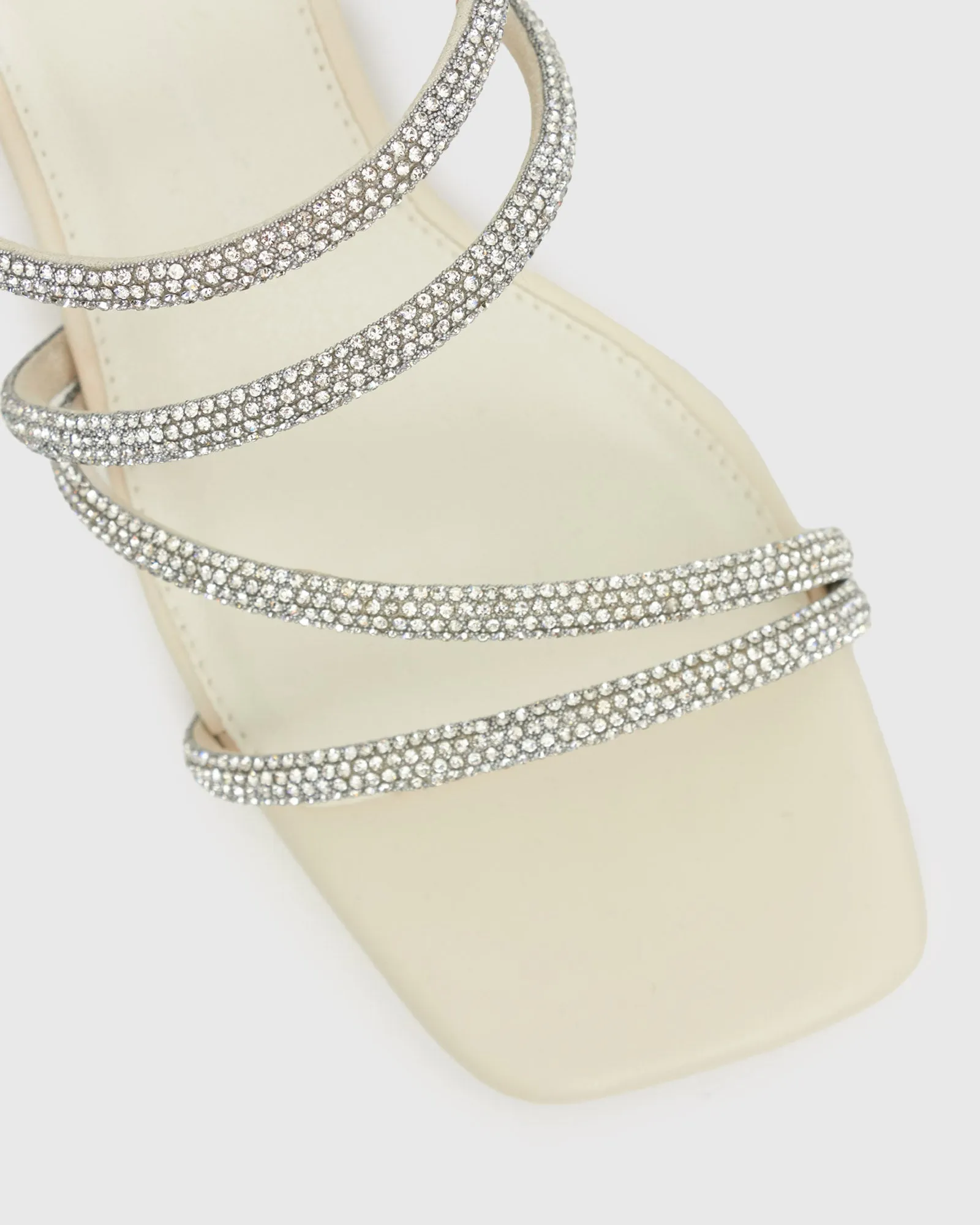 ODETTE Diamante Embellished Strappy Sandals