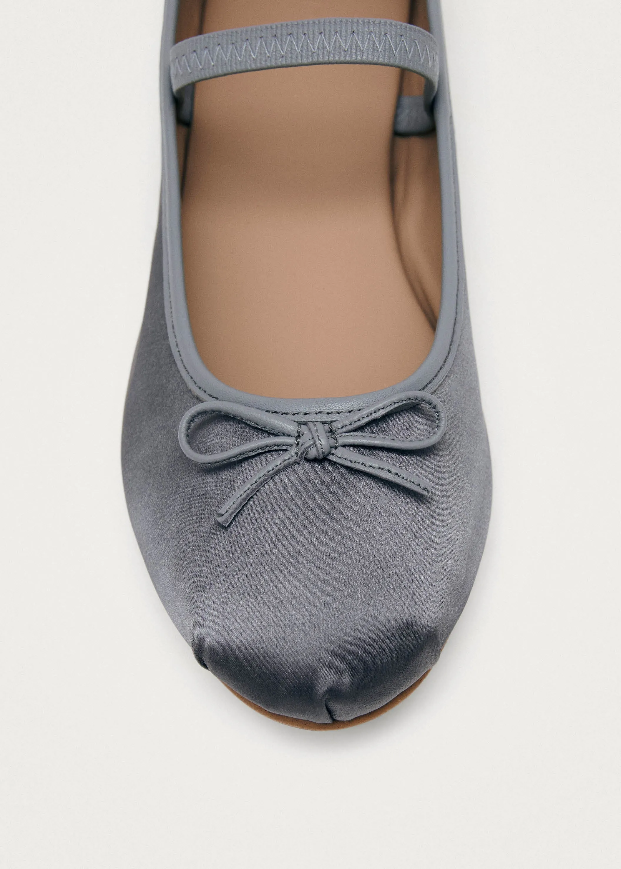 Odette Stone Grey Ballet Flats