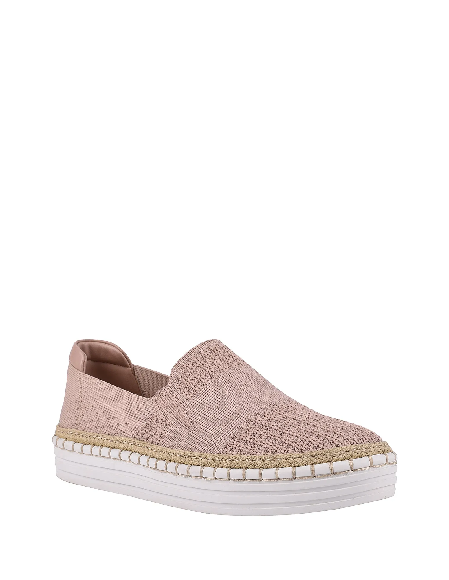 Queen Slip On Sneakers - Rose Quartz Knit