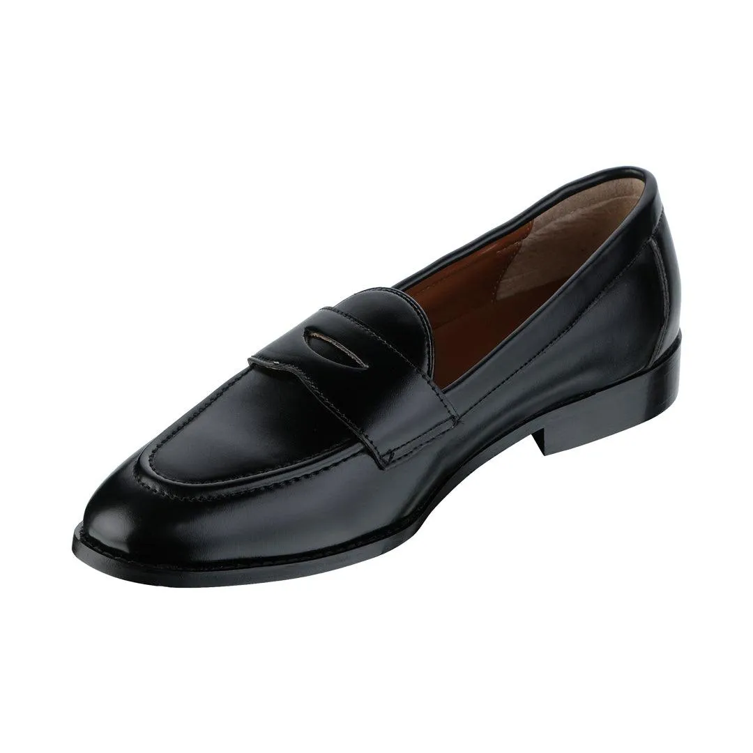 Siena Timeless Black Classic Penny Loafers