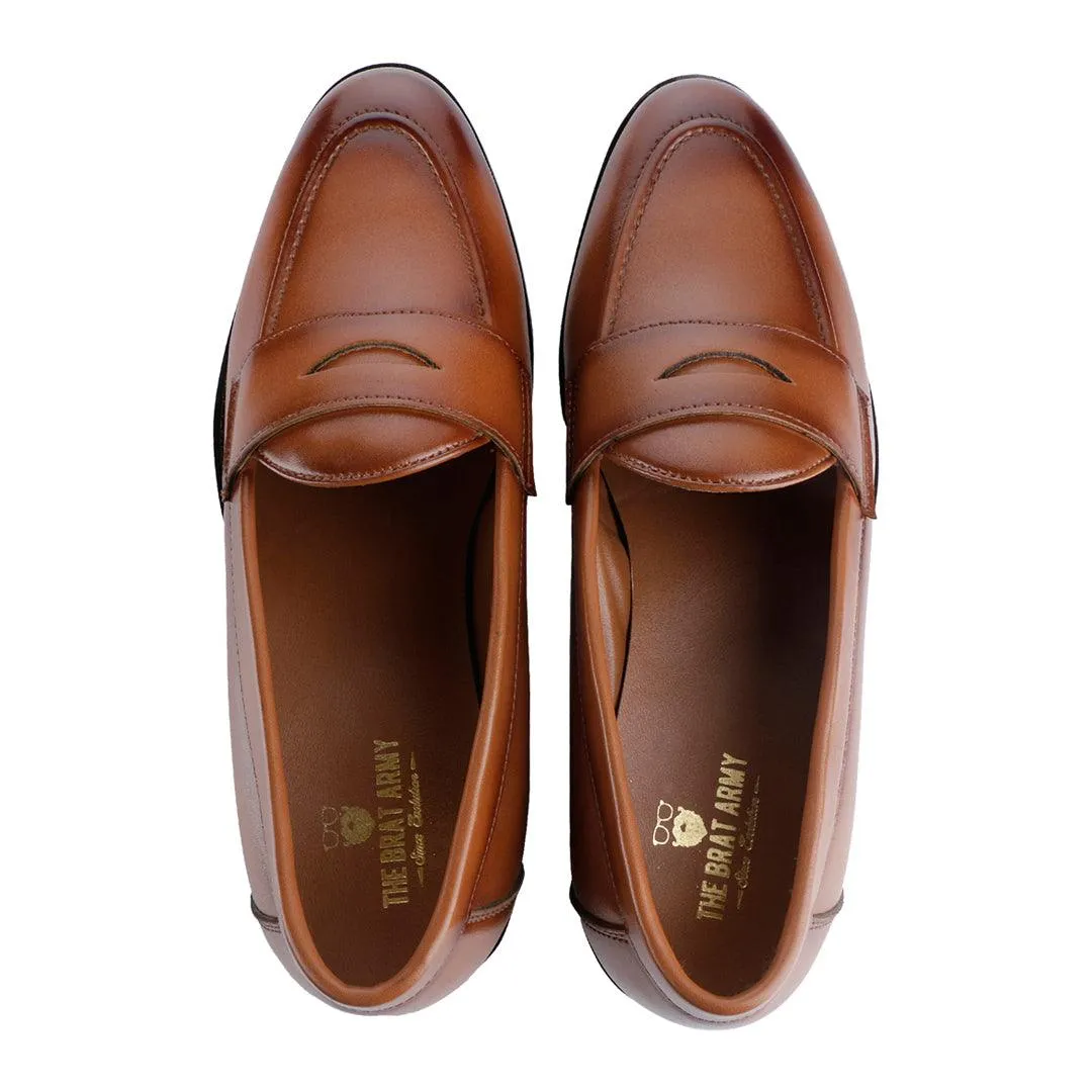 Siena Timeless Tan Classic Penny Loafers