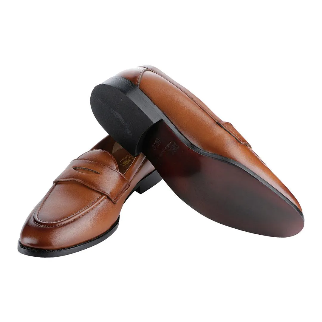 Siena Timeless Tan Classic Penny Loafers