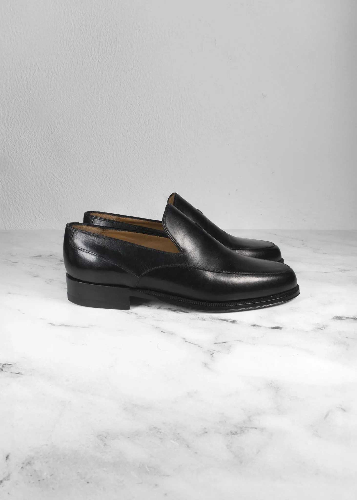 The Row Enzo Leather Loafers